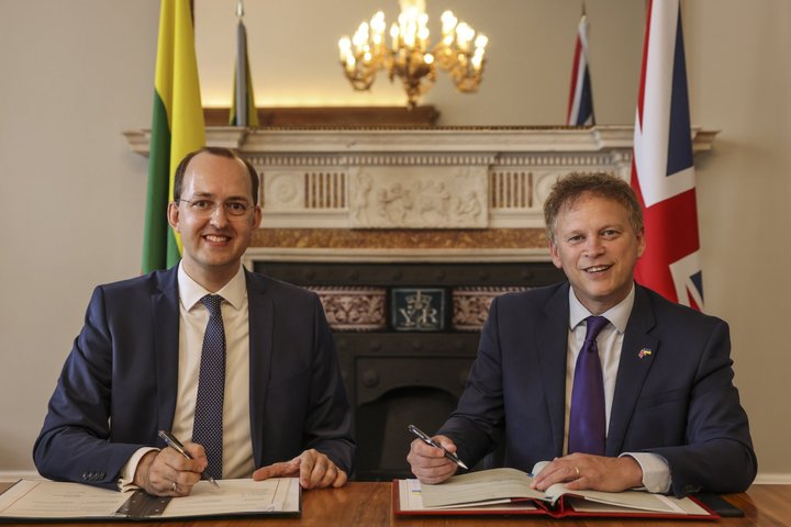 LT ministras Marius Skuodis_JK transporto sekretorius Grant Shapps_Londonas 20220629_1.jpg